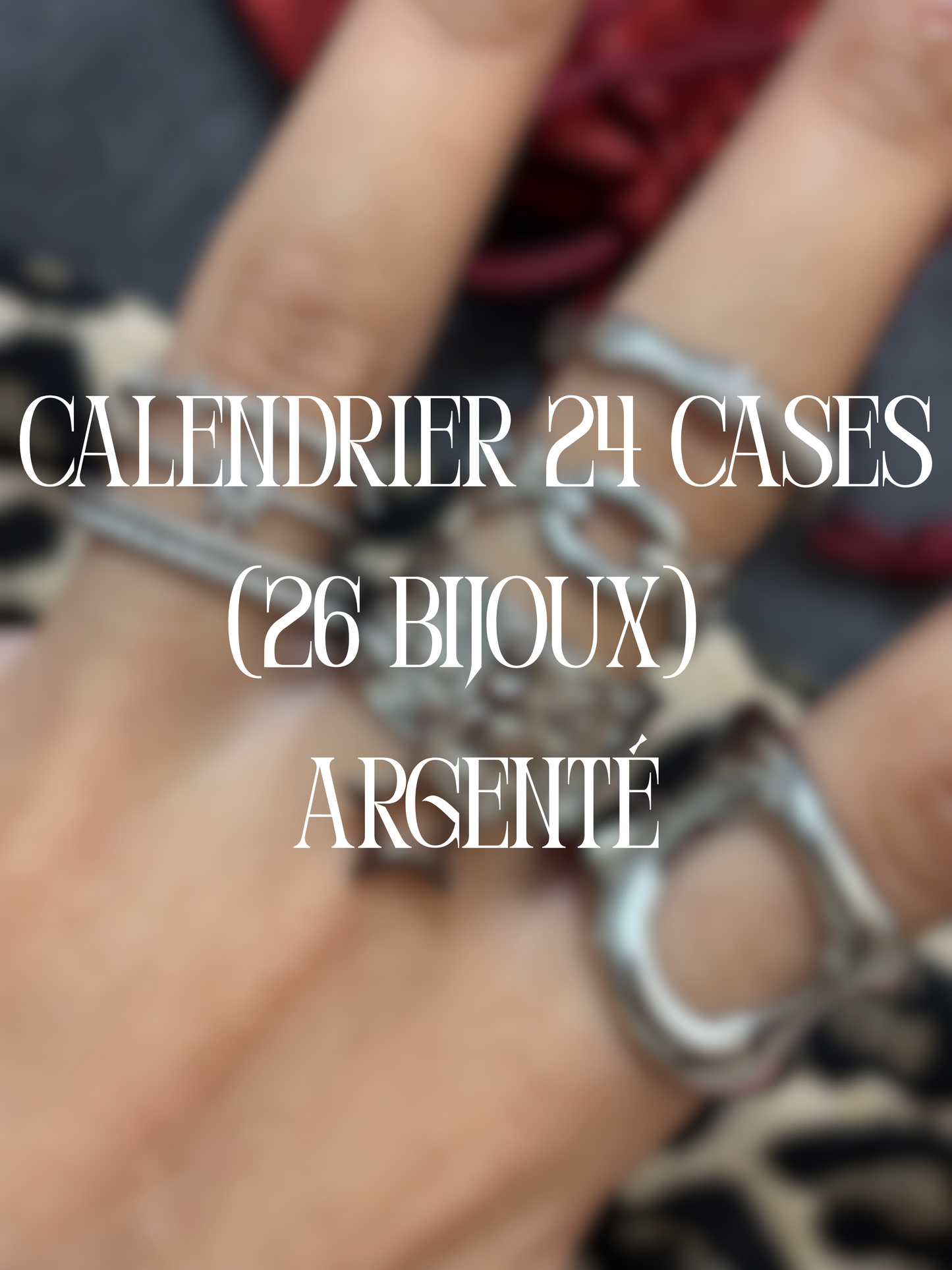 Calendrier de l'Avent 24 cases (26 bijoux) DORÉ/ARGENTÉ