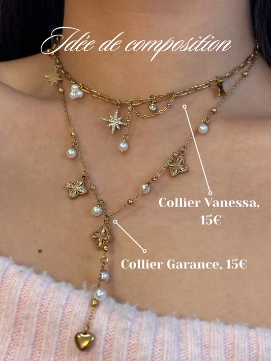 Collier breloque Vanessa