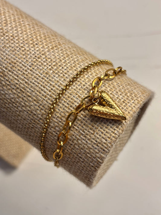 Double bracelet Rose