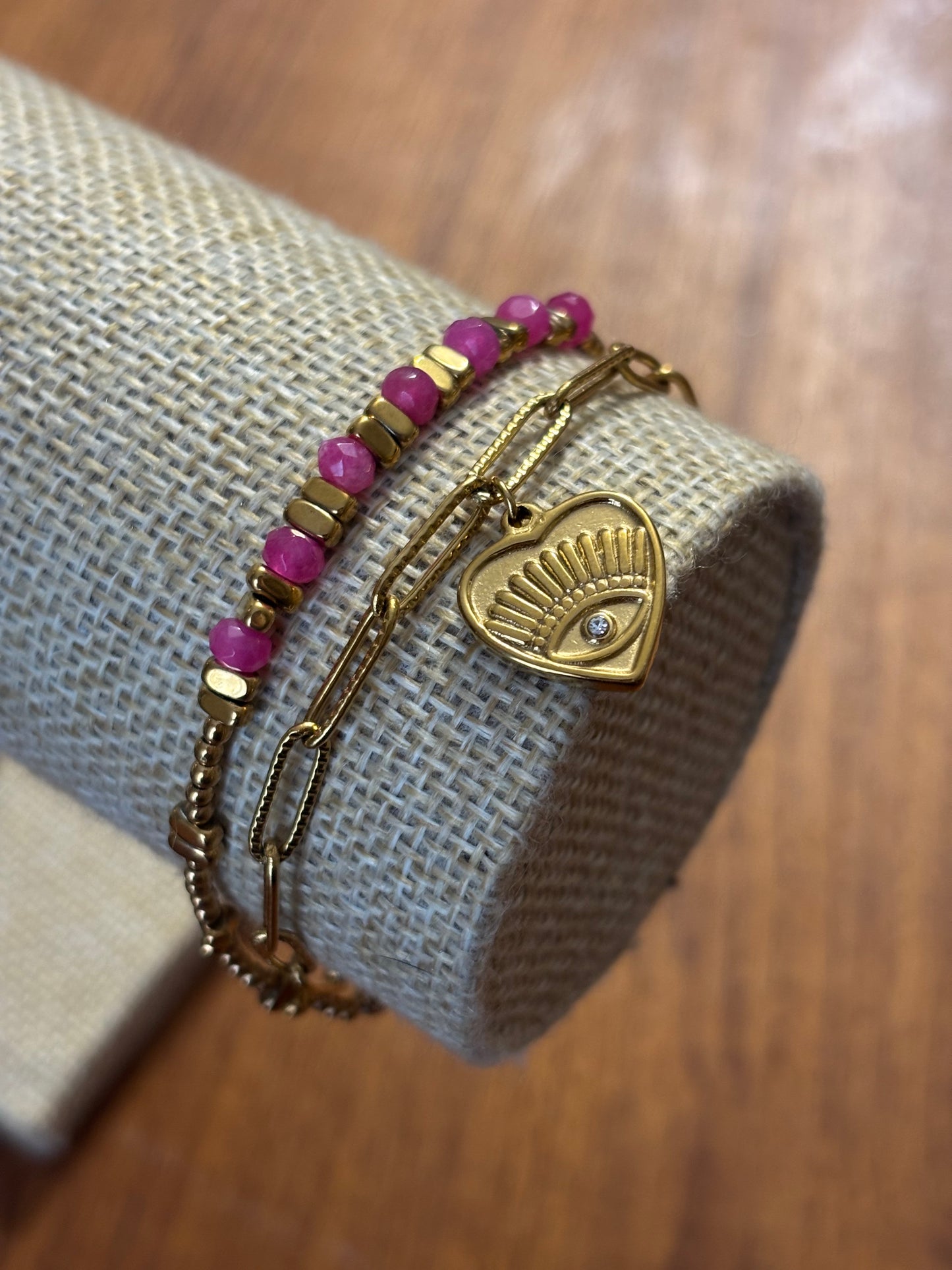 Double bracelet Jade