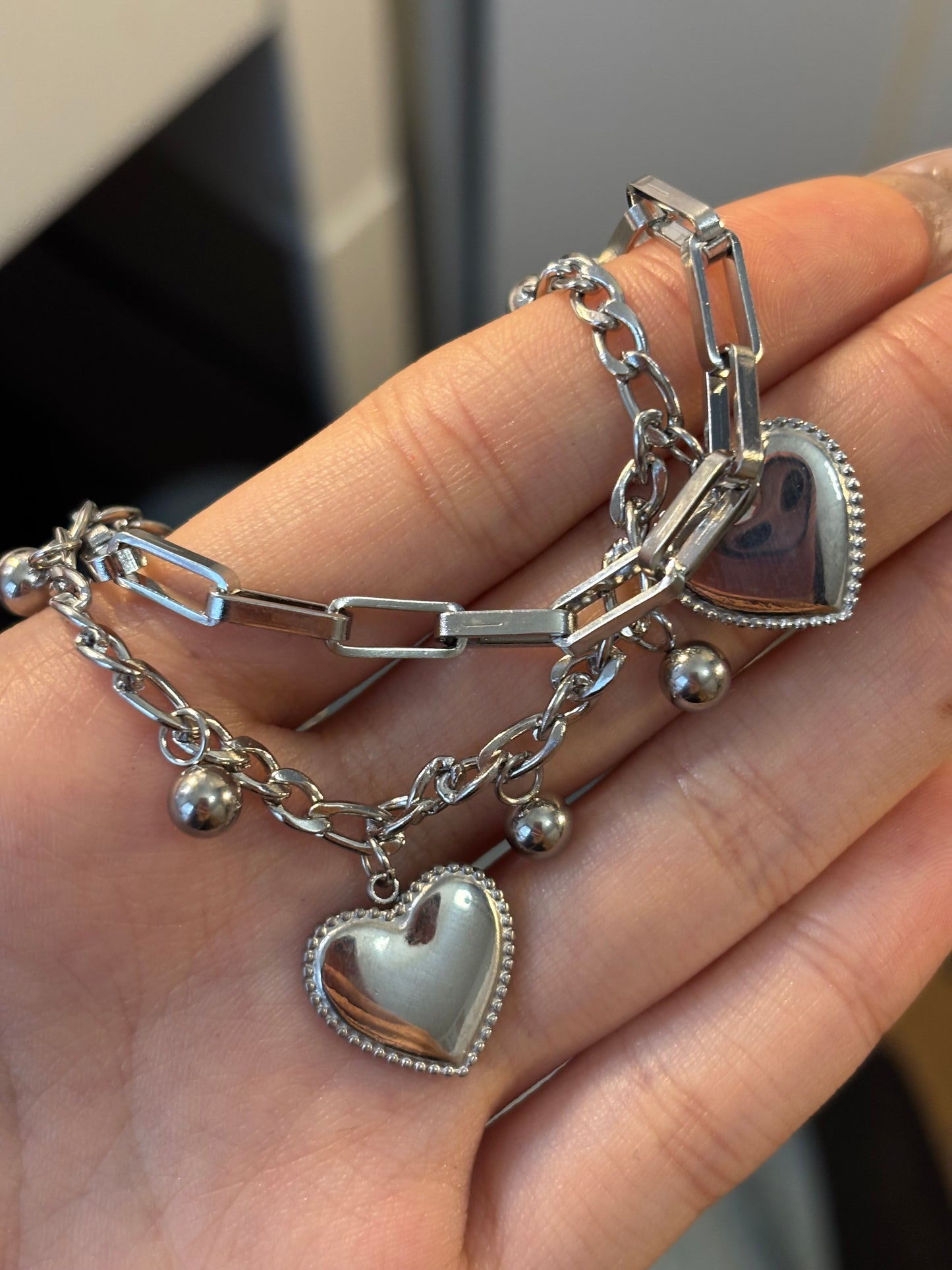 Double bracelet breloque Lynda