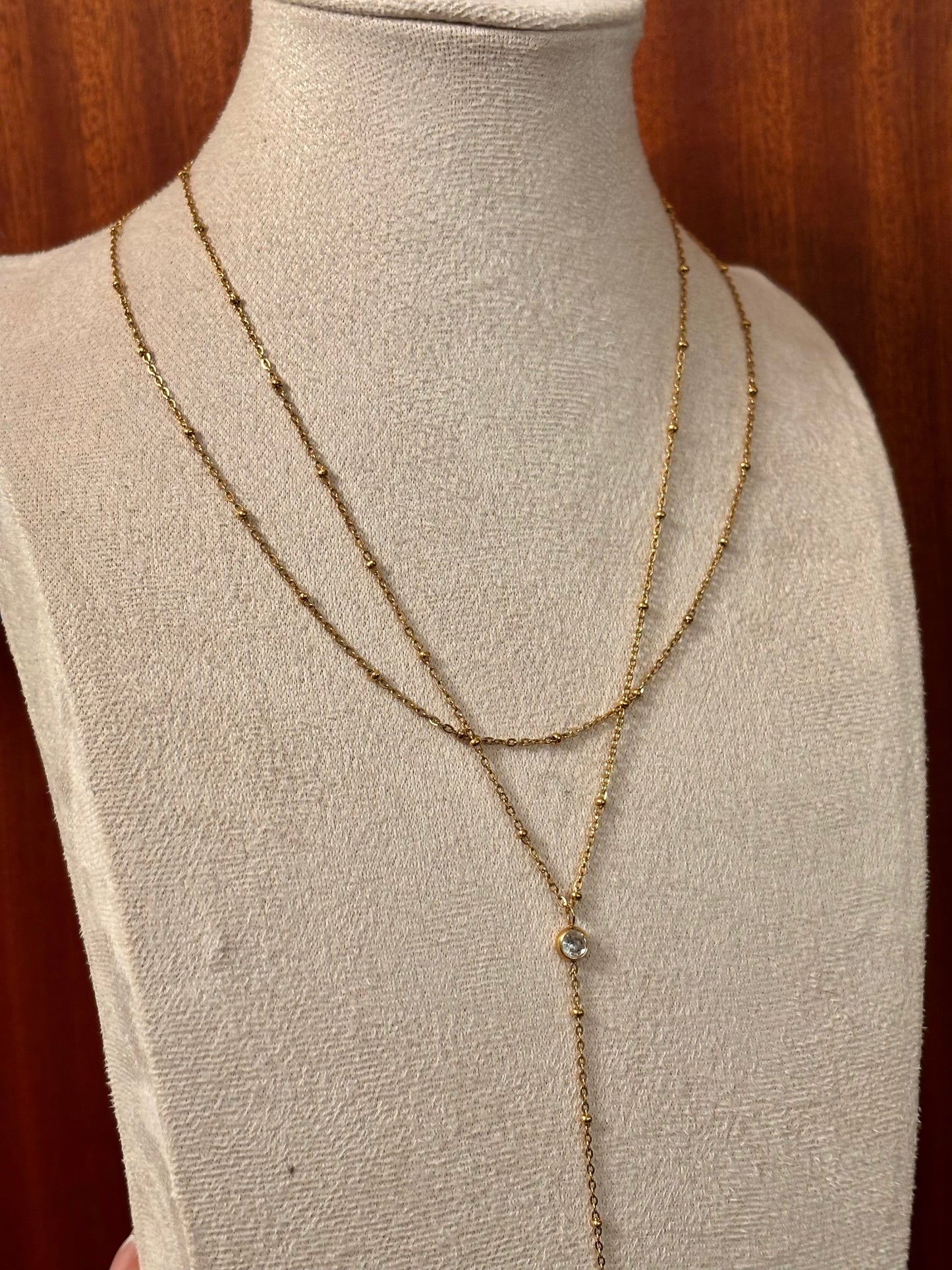 Double Amber Necklace