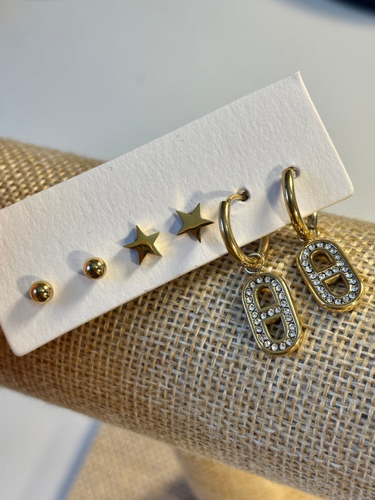Lot 11 (boucles d'oreilles)