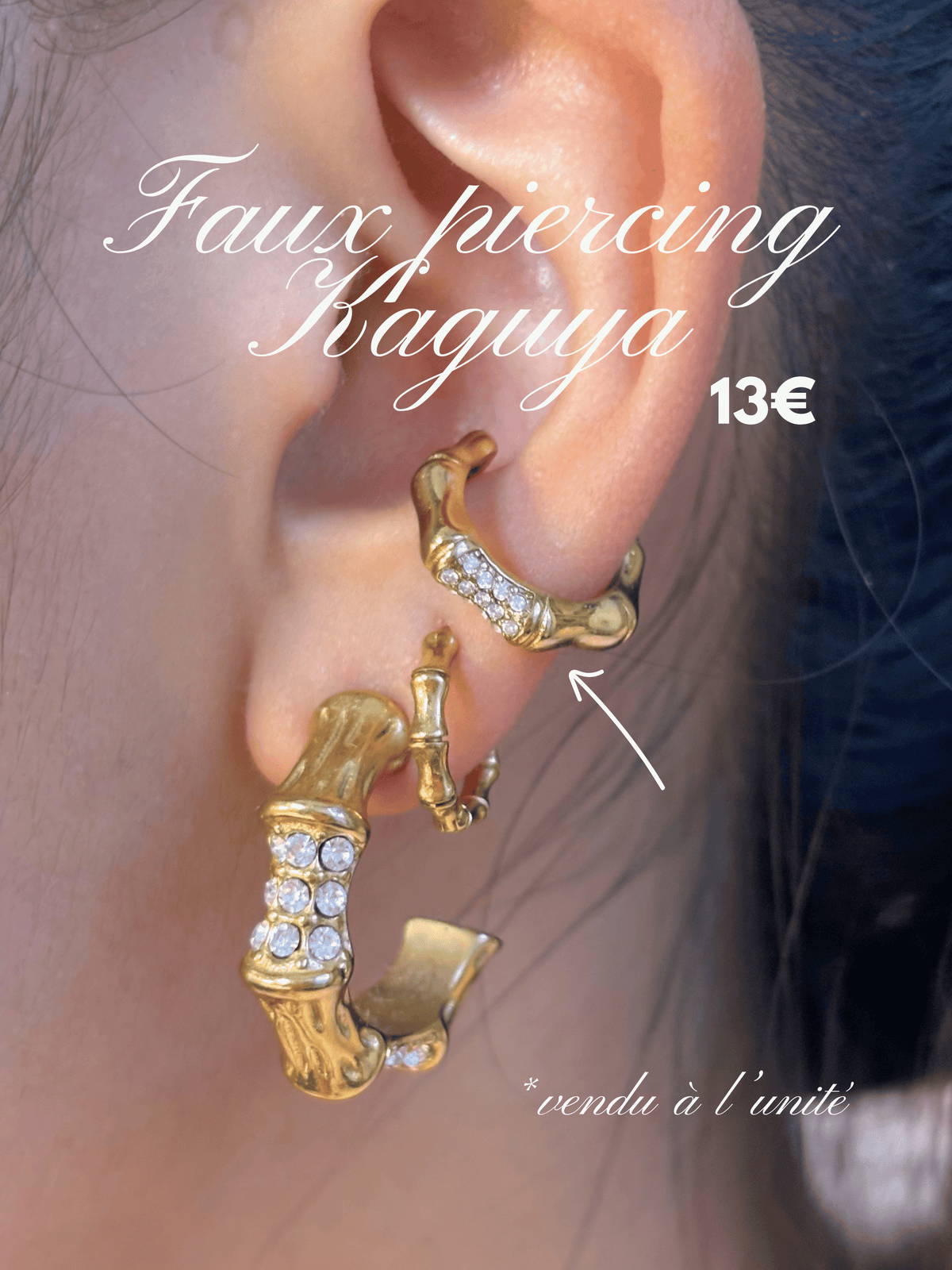 Faux piercing Kaguya