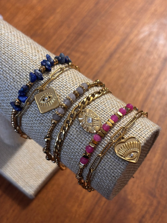 Double bracelet Jade