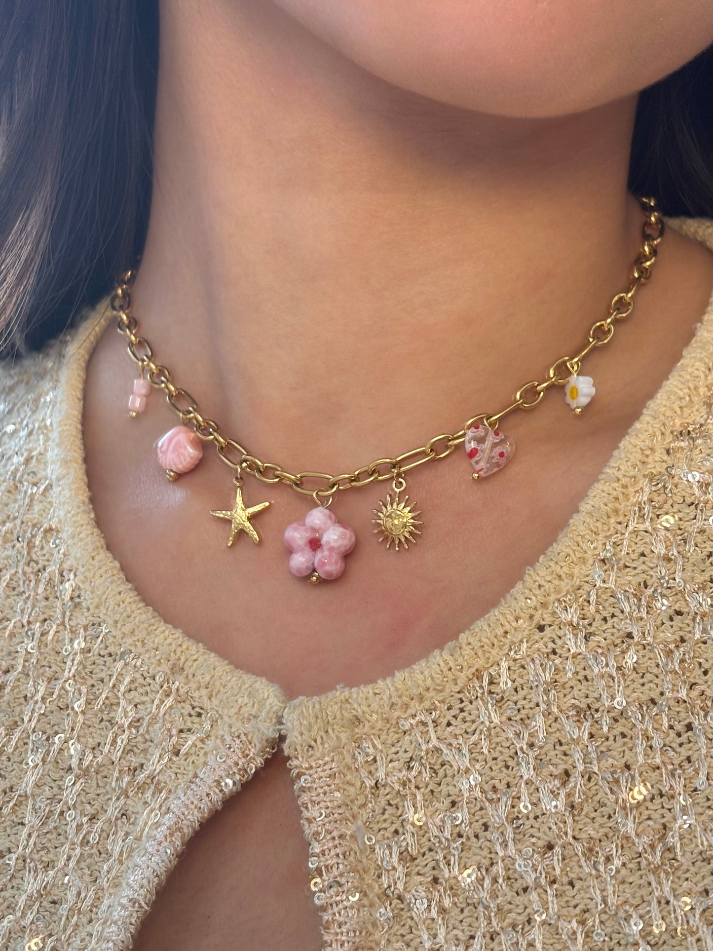 Collier breloque Hua