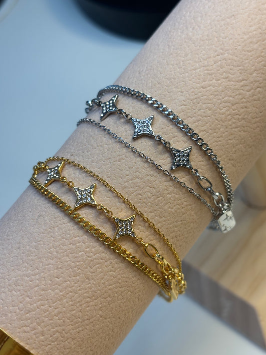 Triple bracelet Victoire