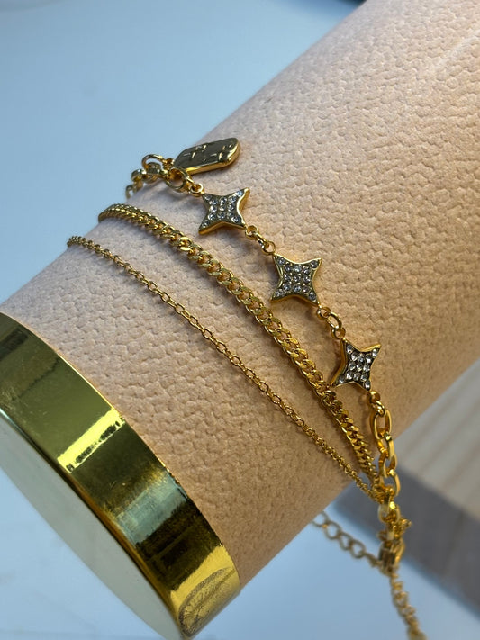 Triple bracelet Victoire