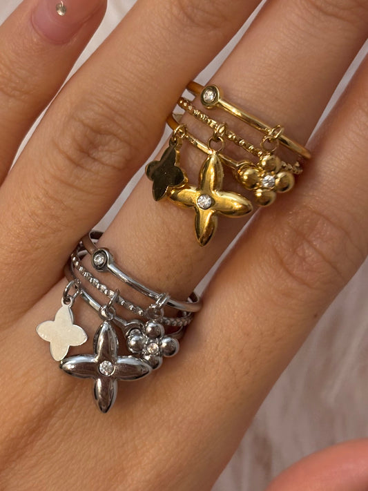 Bague breloque Melody