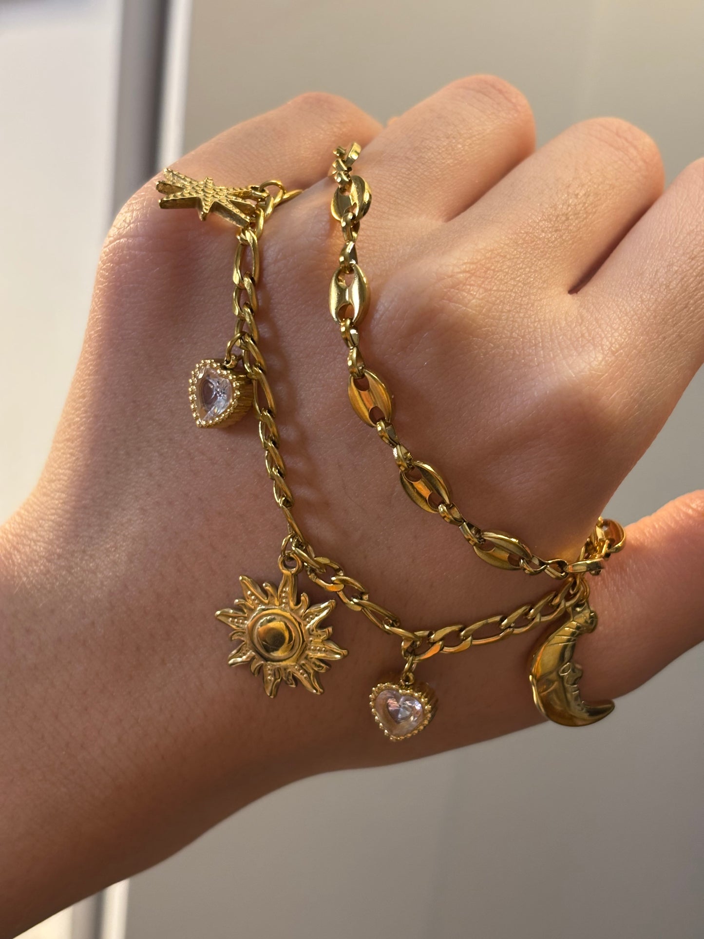Double bracelet breloque Oyana