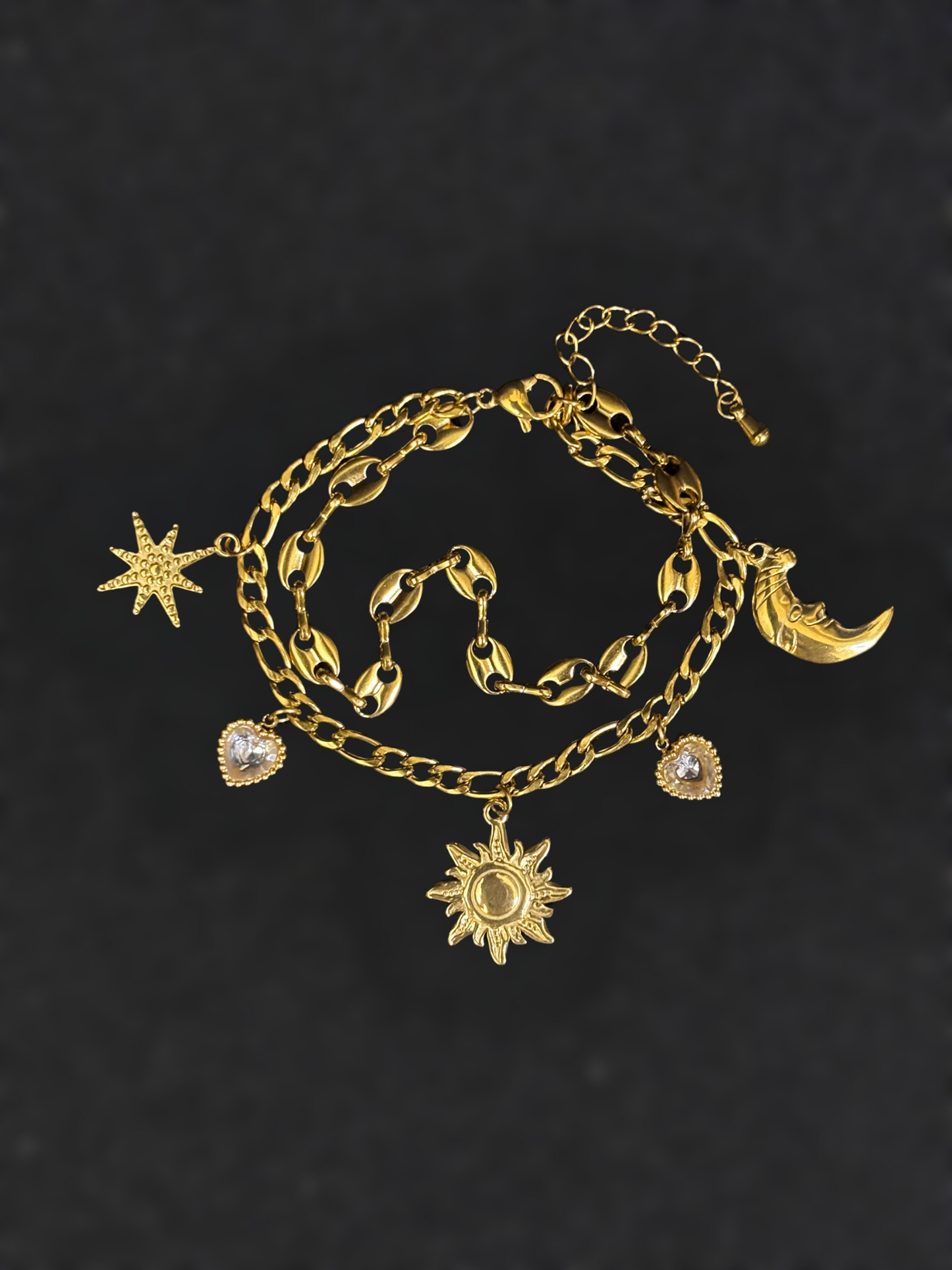 Double bracelet breloque Oyana