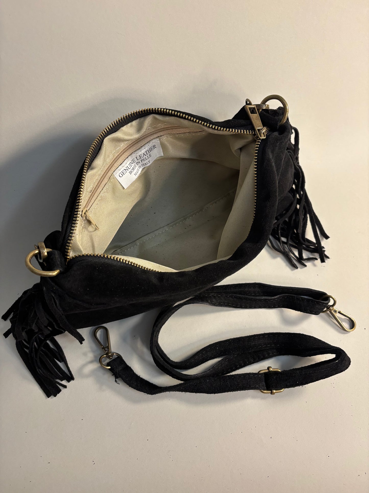 Sac Clémence cuir suède