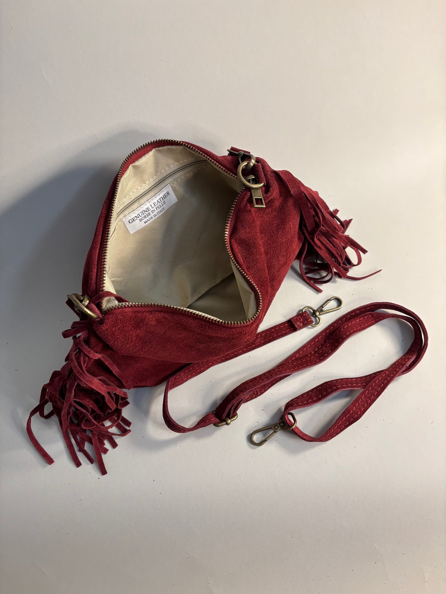 Sac Clémence cuir suède