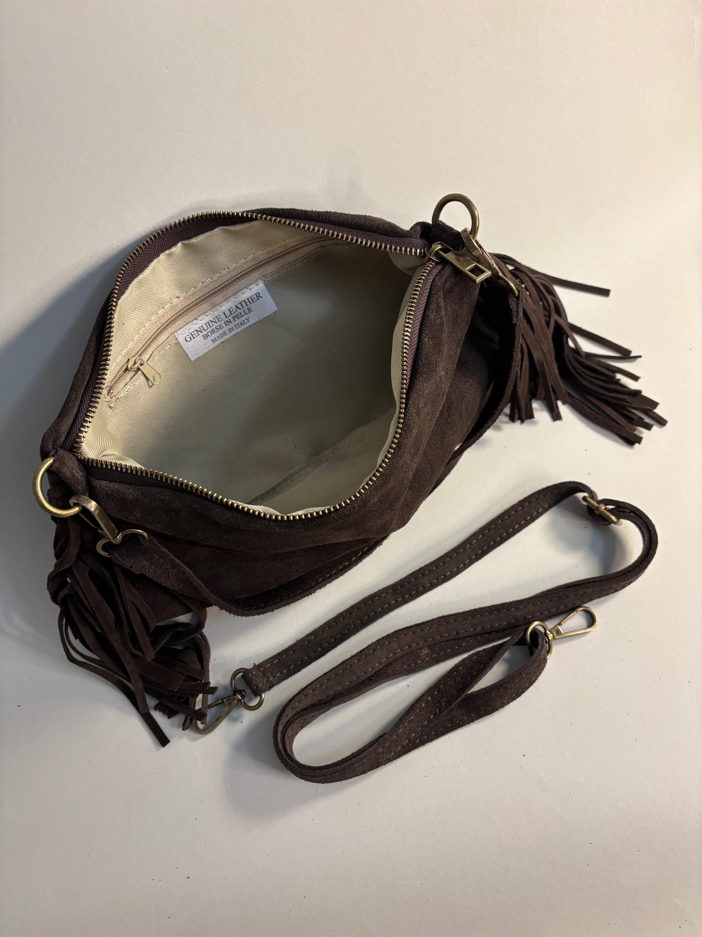 Sac Clémence cuir suède