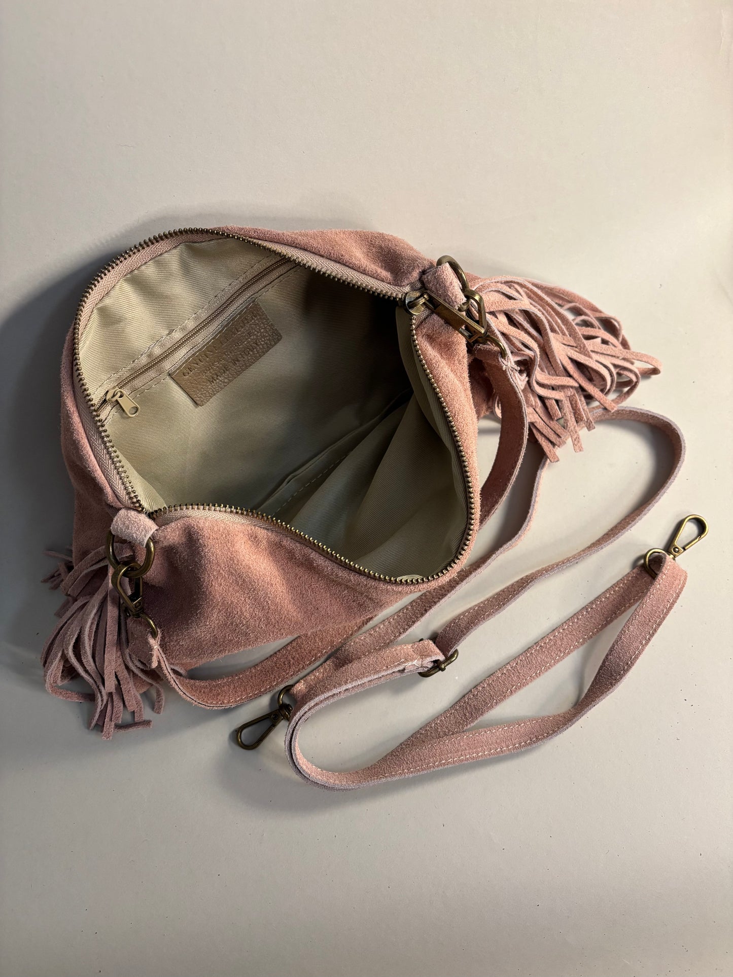 Sac Clémence cuir suède