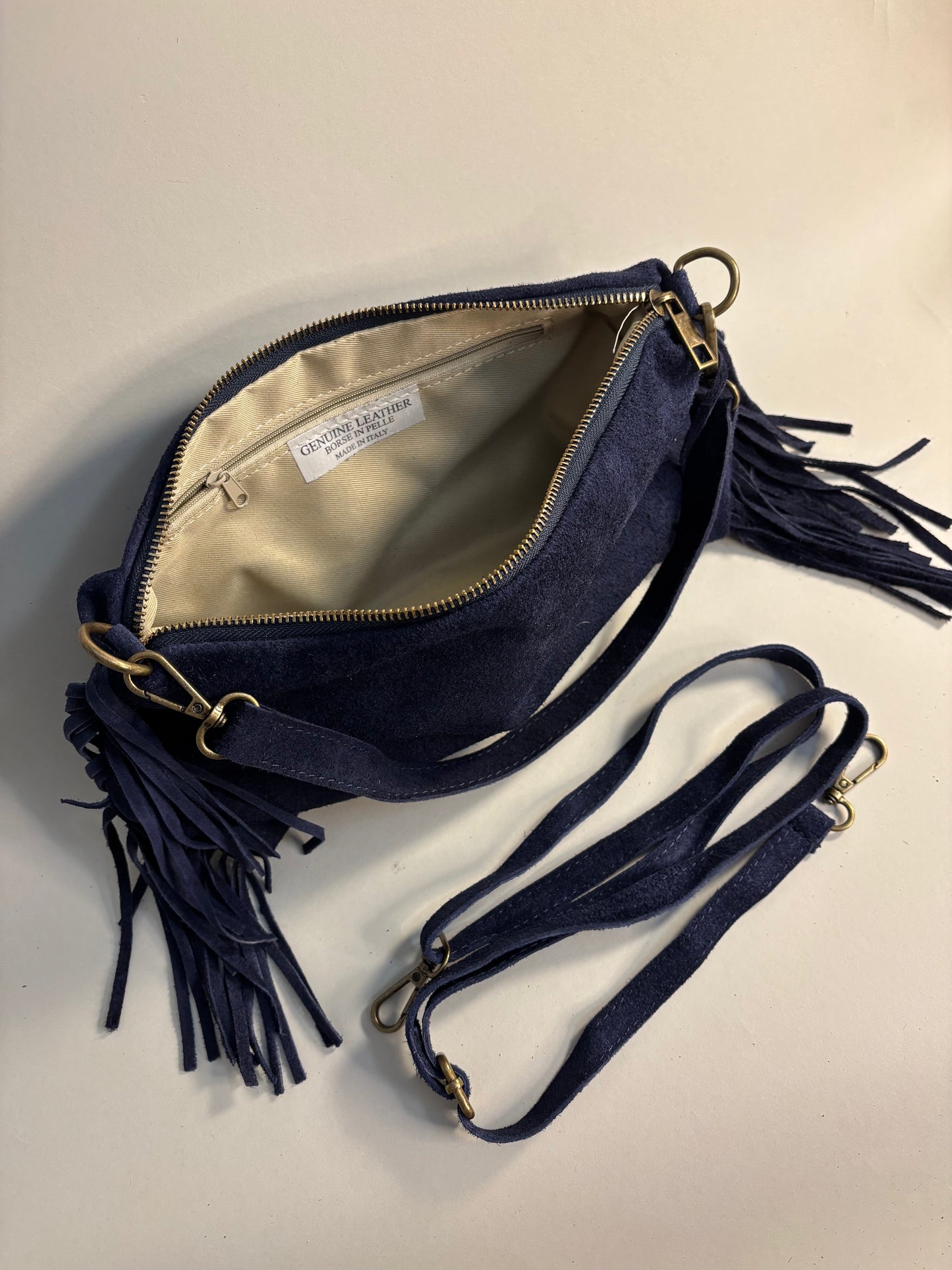 Sac Clémence cuir suède