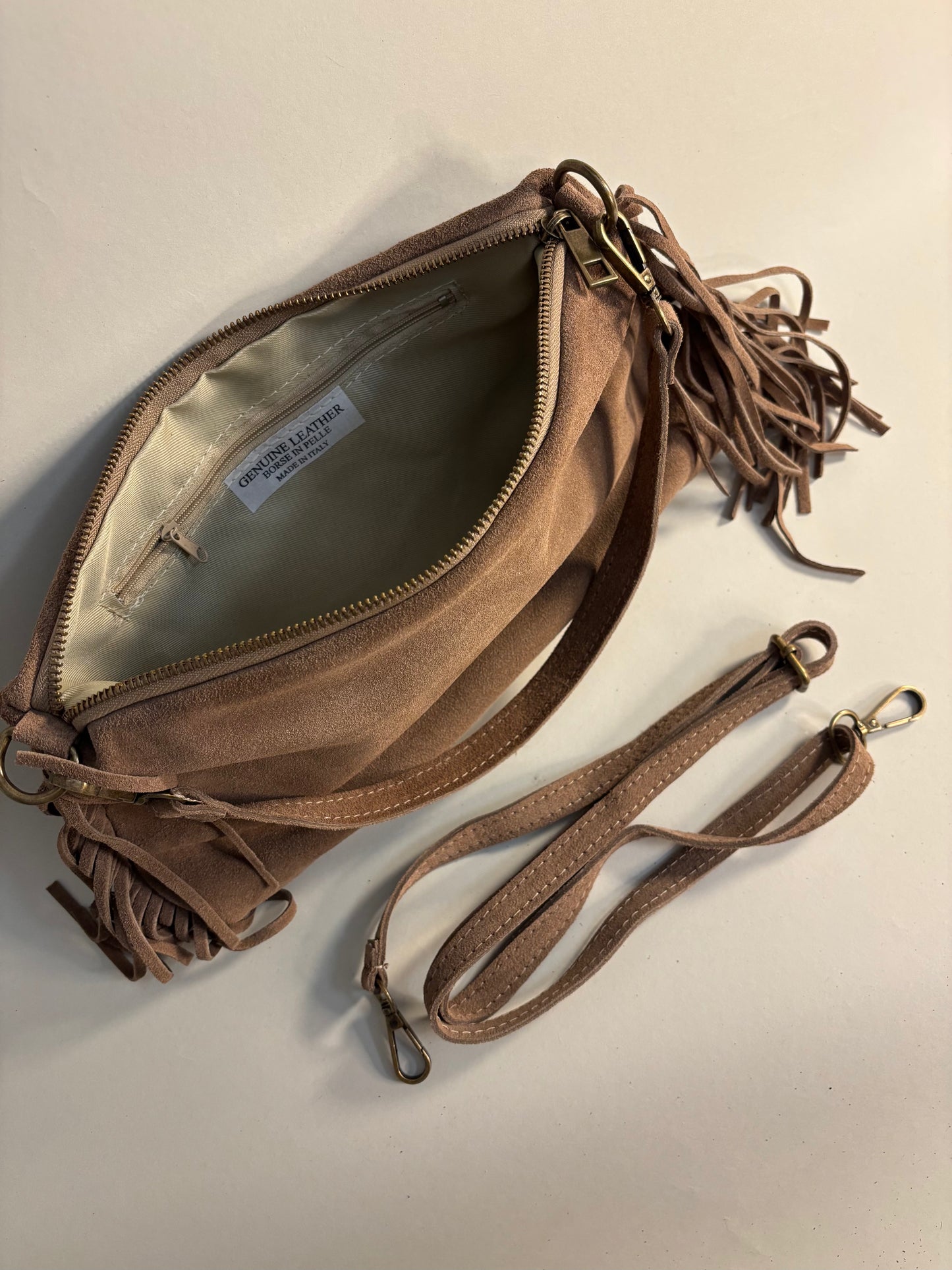 Sac Clémence cuir suède