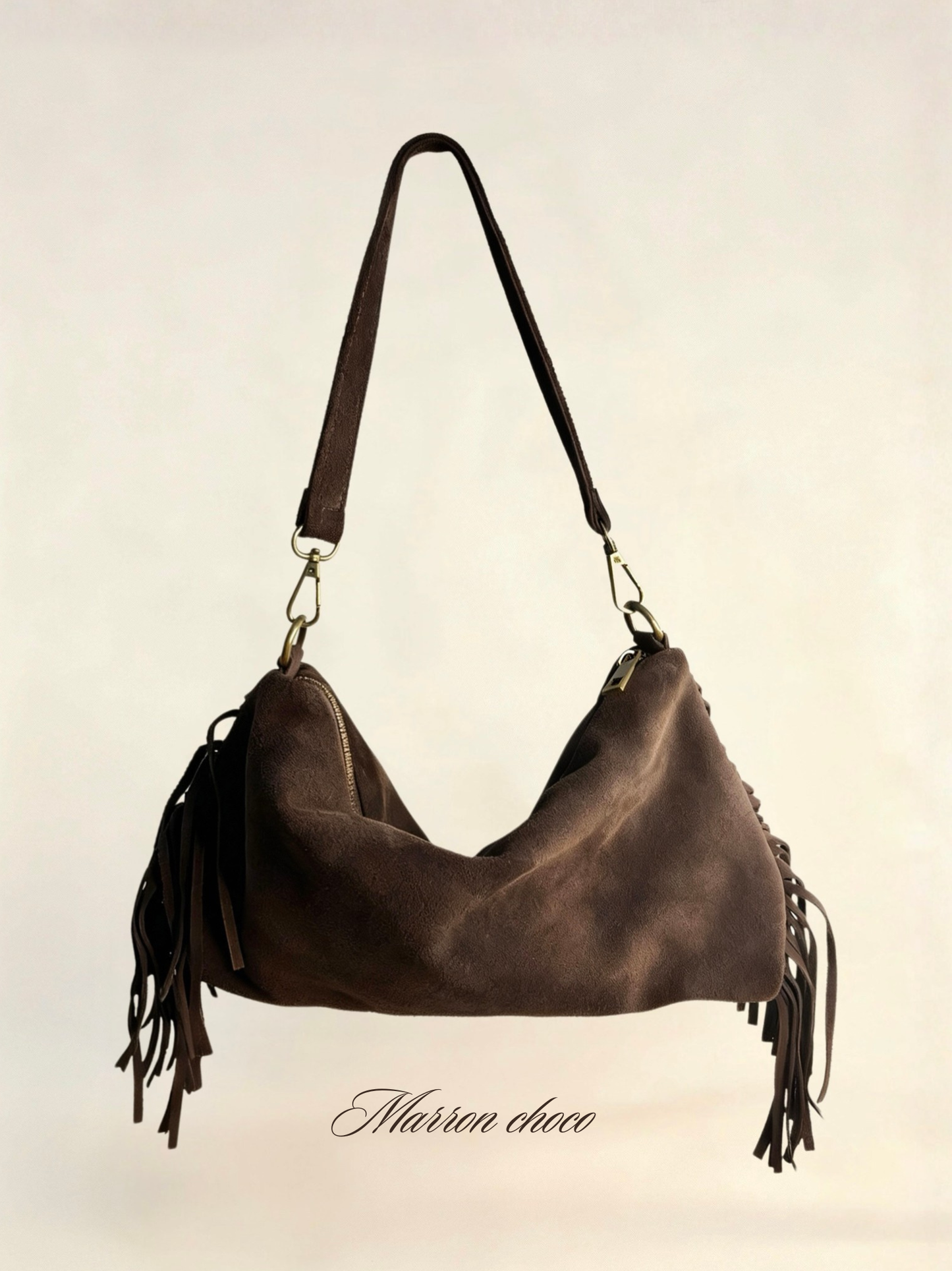 Sac Clémence cuir suède